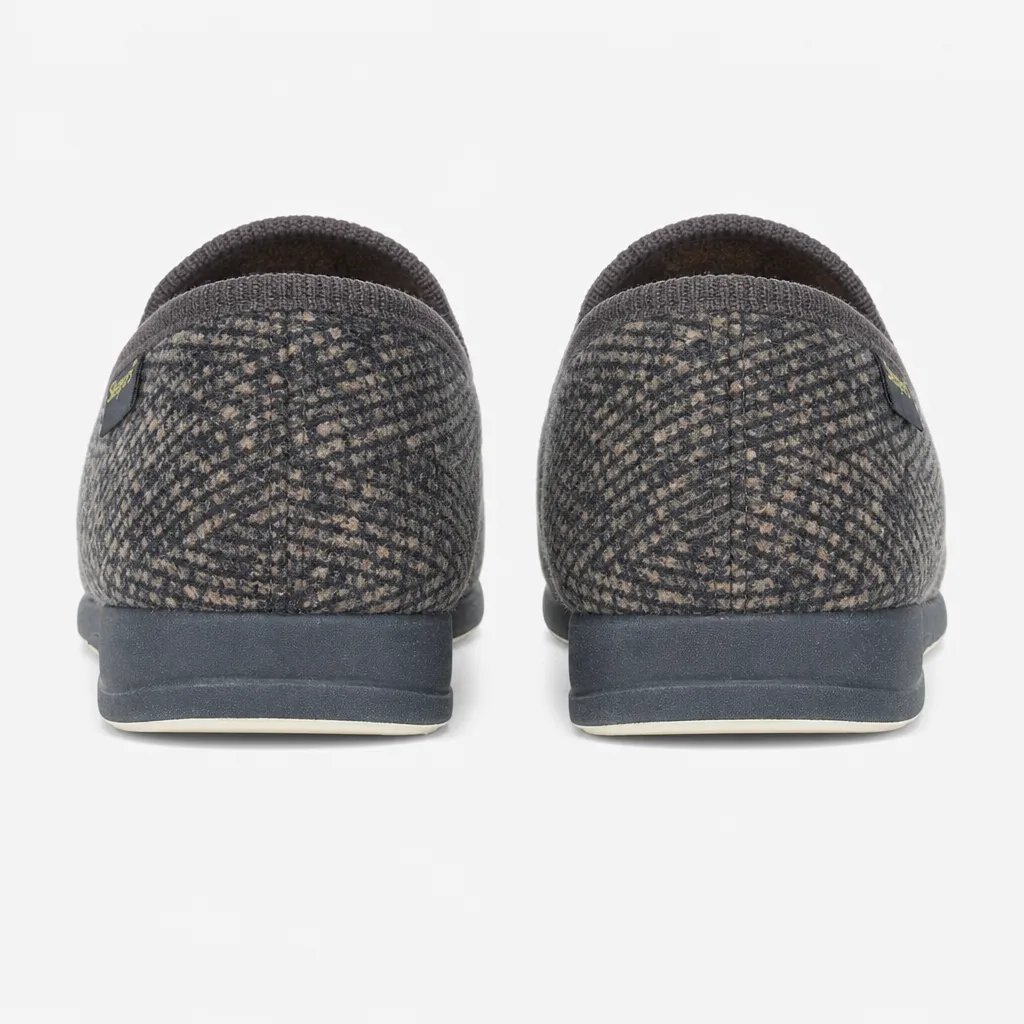Sleepers JOSEPH Mens Full Slippers Brown Check sold by House of Slippers product image thumbnail 4