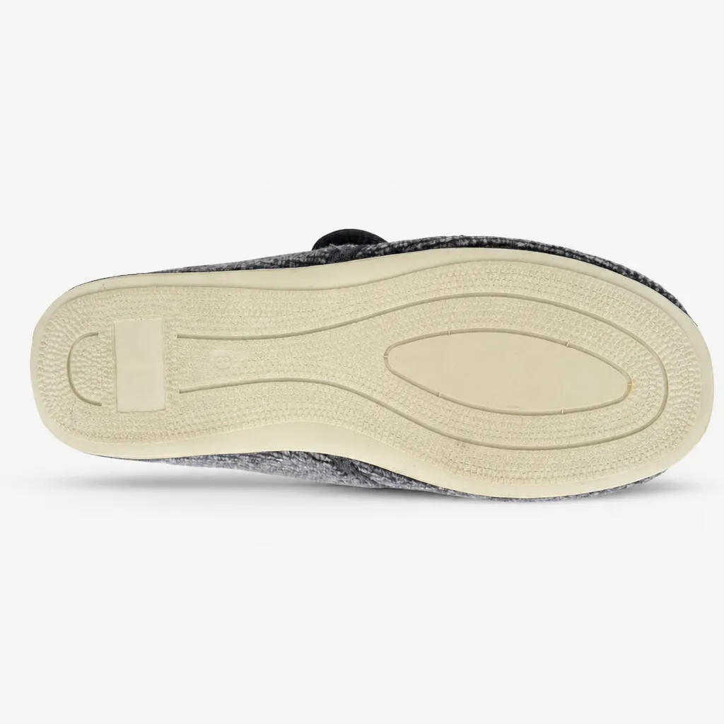 Sleepers JOSEPH Mens Full Slippers Grey Check sold by House of Slippers product image thumbnail 5