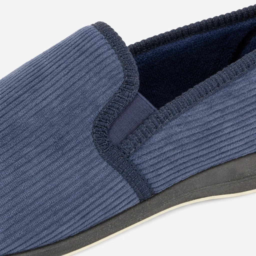Sleepers PHIL Mens Full Slippers Navy sold by House of Slippers product image thumbnail 3
