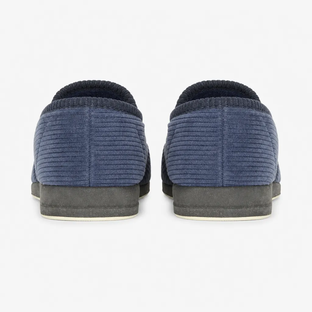 Sleepers PHIL Mens Full Slippers Navy sold by House of Slippers product image thumbnail 4
