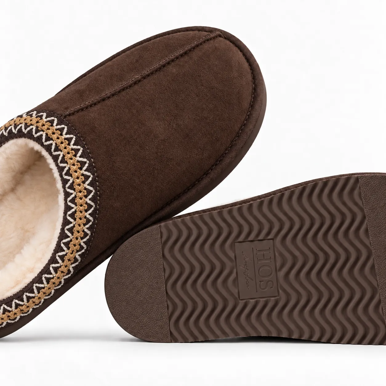 HOS Sheepskin BELLA Womens Mules Espresso sold by House of Slippers product image thumbnail 4