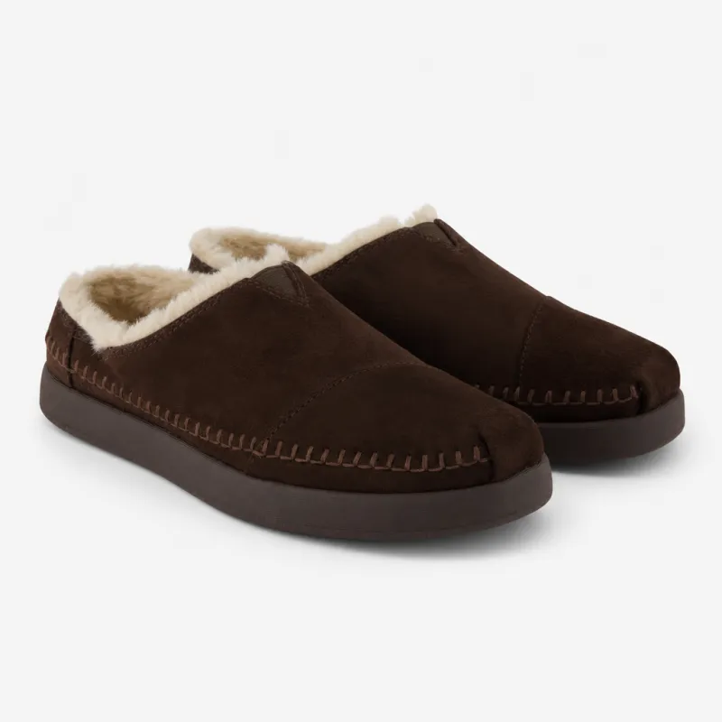 TOMS ALPARGATA EASE Womens Mules Dark Brown made by Toms