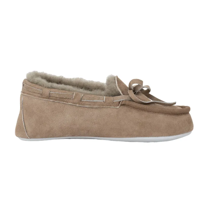 Shepherd DAISY Womens Moccasins Stone made by House of Slippers