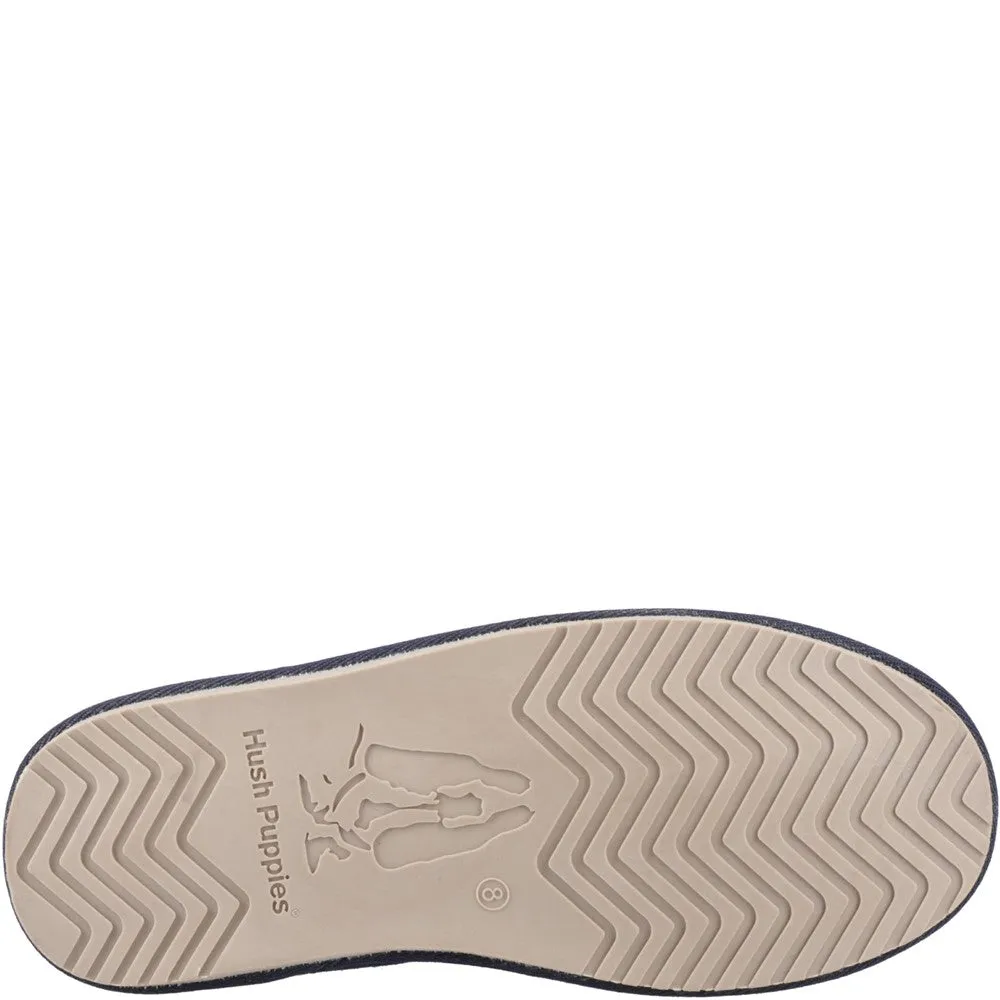 Hush Puppies Abraham Mens Moccasins Navy sold by House of Slippers product image thumbnail 3