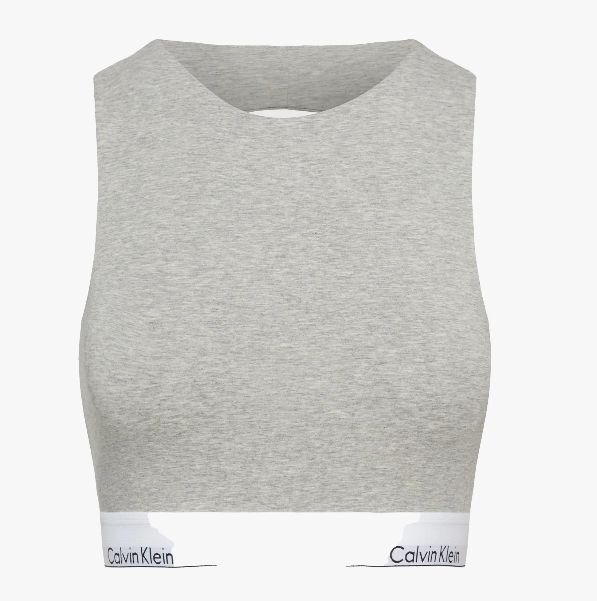 Calvin Klein OPEN BACK Unlined Bralette Womens Grey Heather sold by House of Slippers product image thumbnail 2