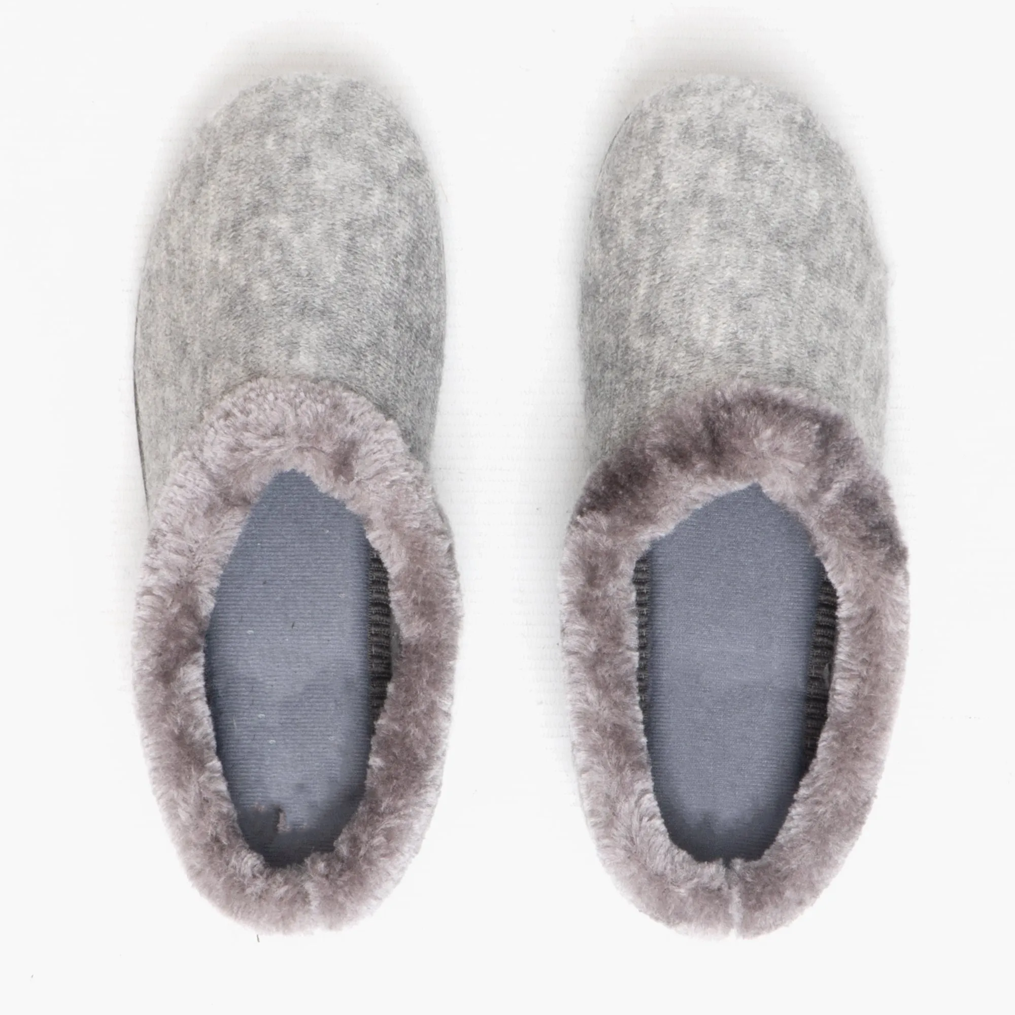 HOS Comfort SOPHIE Womens Textile Knit Mules Grey sold by House of Slippers product image thumbnail 4