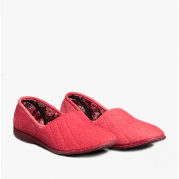GBS AUDREY Slip On Womens Slippers Rose sold by House of Slippers product image thumbnail 2