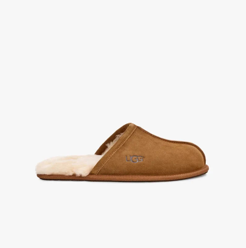 UGG SCUFF Mens Mule Slippers Chestnut sold by House of Slippers