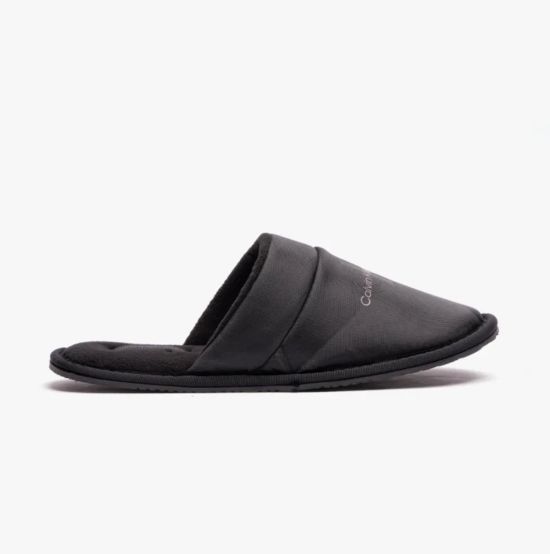 Calvin Klein HOTEL SLIPPER Mens Mules Black sold by House of Slippers