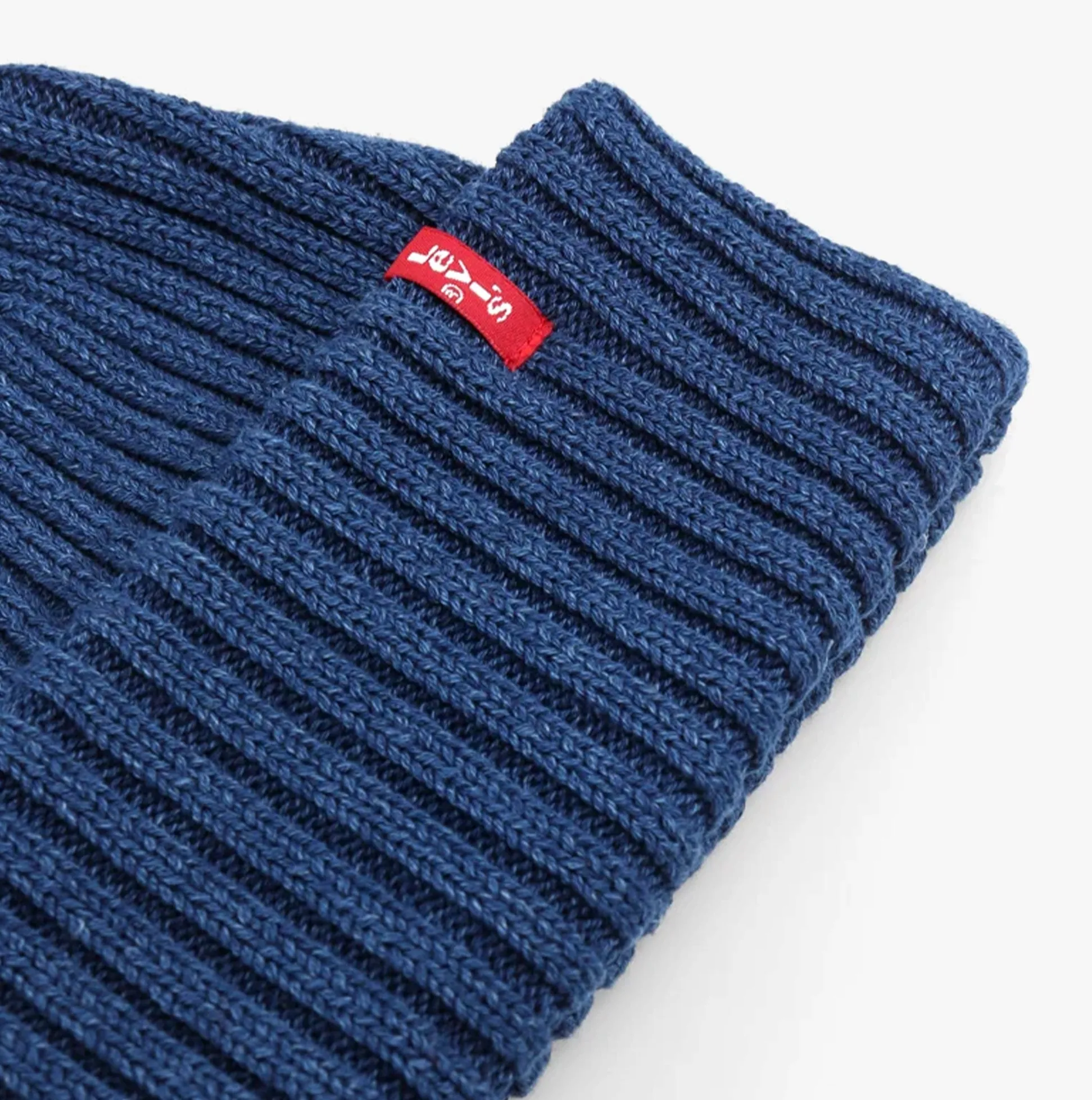 Levi's RIBBED Unisex Beanie Hat Indigo Blue sold by House of Slippers product image thumbnail 2
