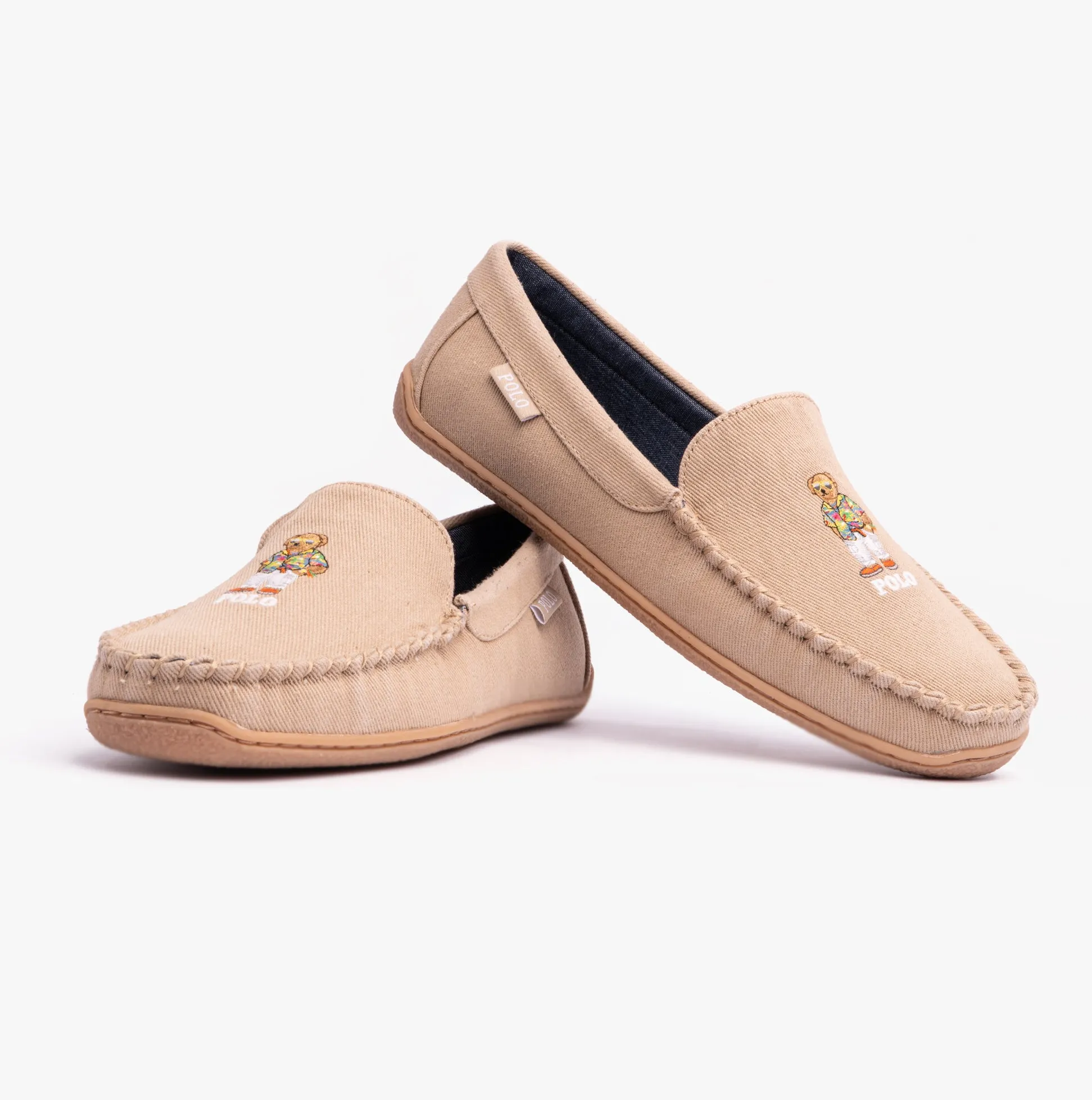BRENAN BEAR Mens Loafer Khaki sold by House of Slippers product image thumbnail 3
