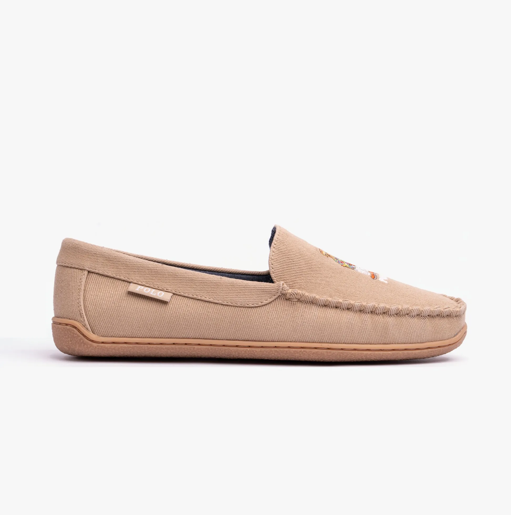 BRENAN BEAR Mens Loafer Khaki sold by House of Slippers