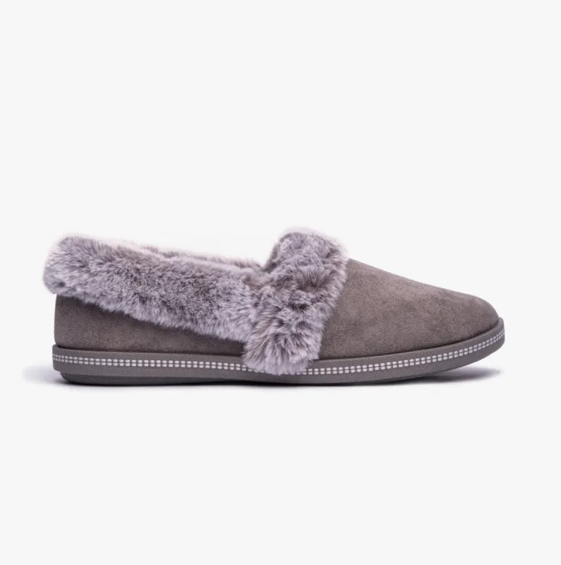 32777/CCL COZY Womens Full Slippers Charcoal sold by House of Slippers