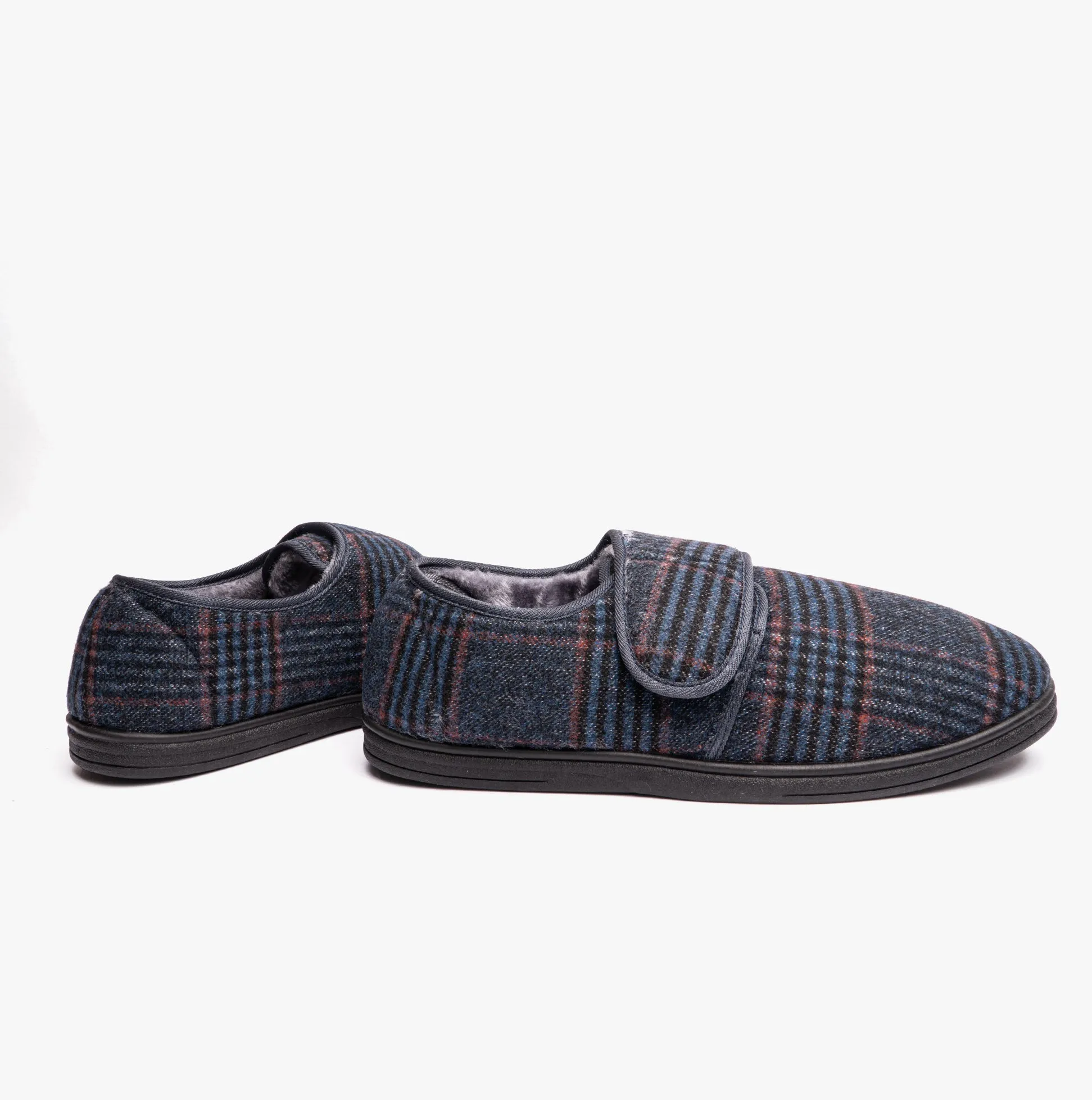 DAVID Mens Full Slippers Navy sold by House of Slippers product image thumbnail 3
