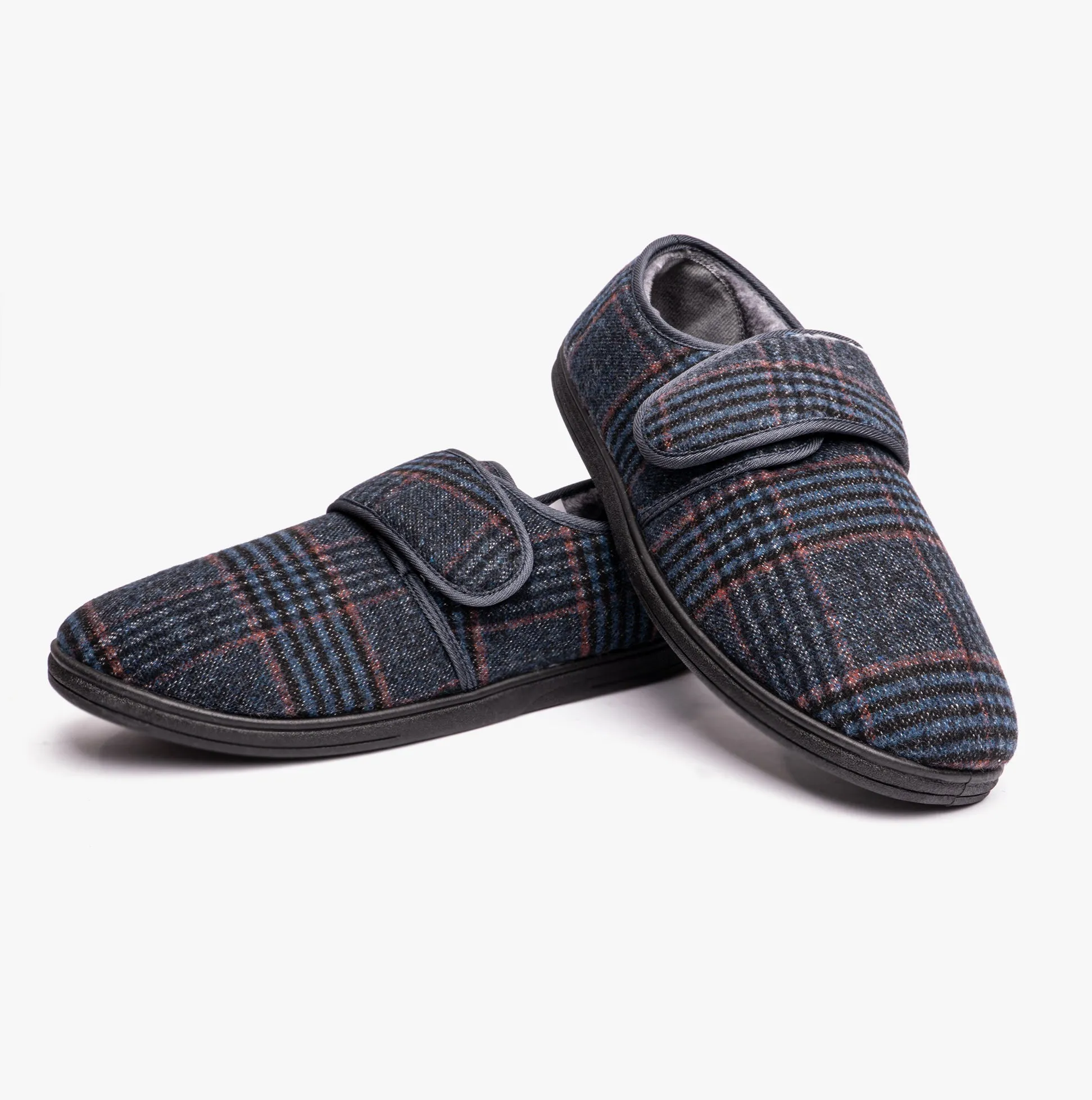 DAVID Mens Full Slippers Navy sold by House of Slippers product image thumbnail 4