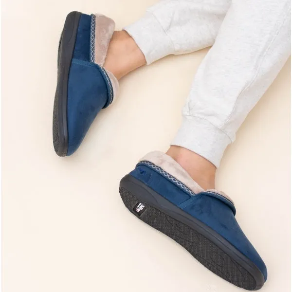 Padders MELLOW Womens (2E Fit) Full Slippers Denim Blue sold by House of Slippers product image thumbnail 2