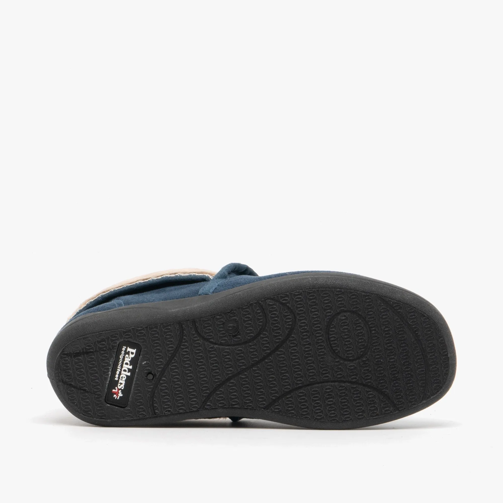 Padders MELLOW Womens (2E Fit) Full Slippers Denim Blue sold by House of Slippers product image thumbnail 4