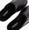 Hush Puppies COADY LEATHER SLIPPER Classic Mens Slippers Black sold by House of Slippers
