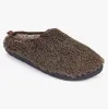 Bedroom Athletics GYLLENHAAL Mens Mule Slippers Washed Dark Chocolate sold by House of Slippers
