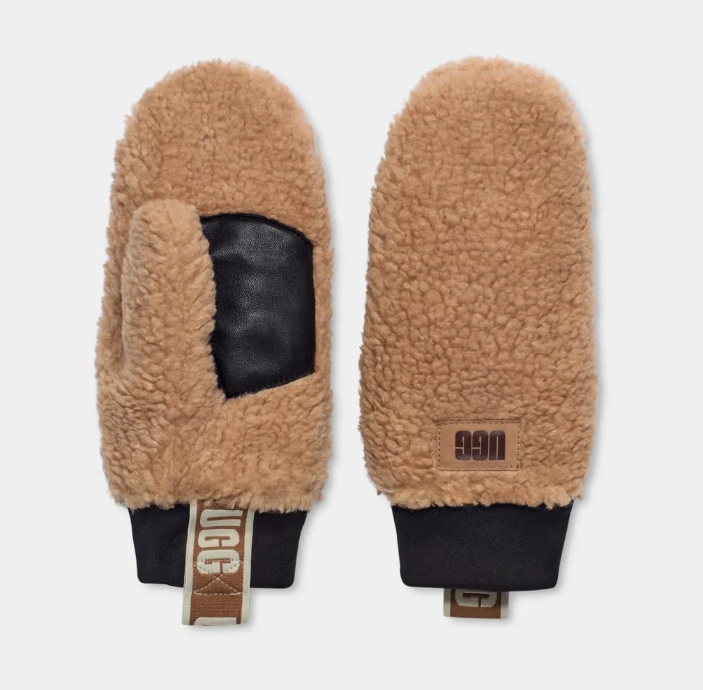 SHERPA Womens Mitten Caramel sold by House of Slippers
