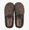 Bedroom Athletics GYLLENHAAL Mens Mule Slippers Washed Dark Chocolate sold by House of Slippers