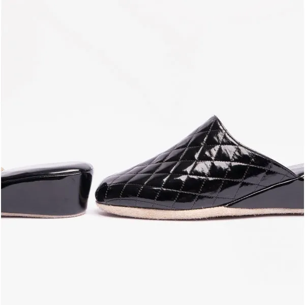 LUCIA Ladies Mule Slippers Black sold by House of Slippers product image thumbnail 5