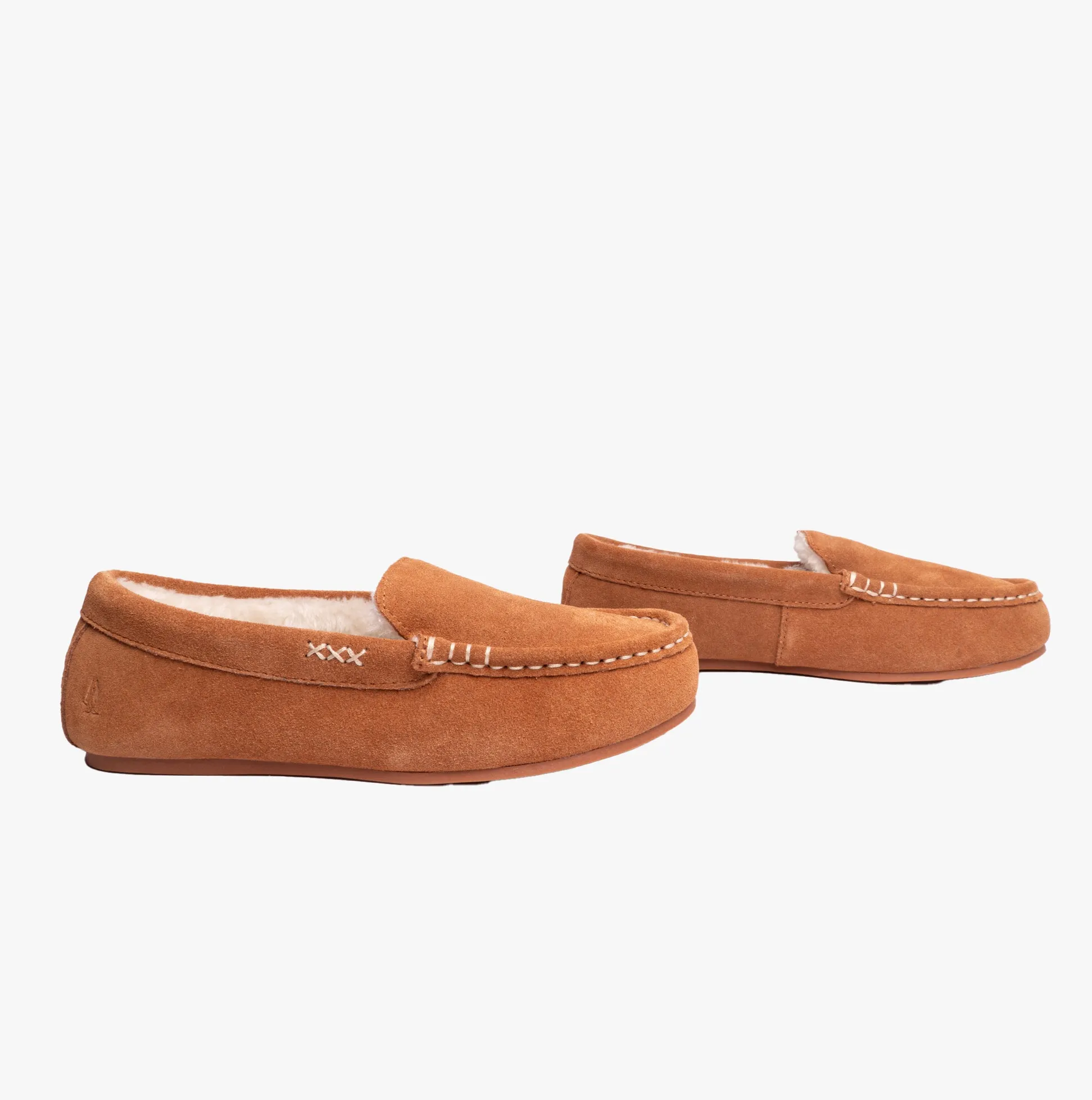 Hush Puppies ANNIE MOCASSIN Classic Womens Slippers Tan sold by House of Slippers product image thumbnail 3