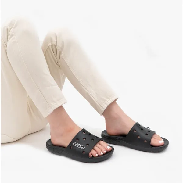 Crocs 206121-001 CLASSIC SLIDE Unisex Sliders Black sold by House of Slippers product image thumbnail 2