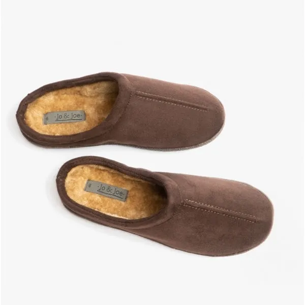 Jo & Joe CLIFF Mens Mule Slippers Brown sold by House of Slippers product image thumbnail 5