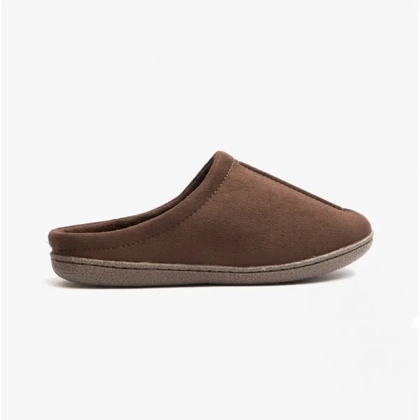 Jo & Joe CLIFF Mens Mule Slippers Brown sold by House of Slippers