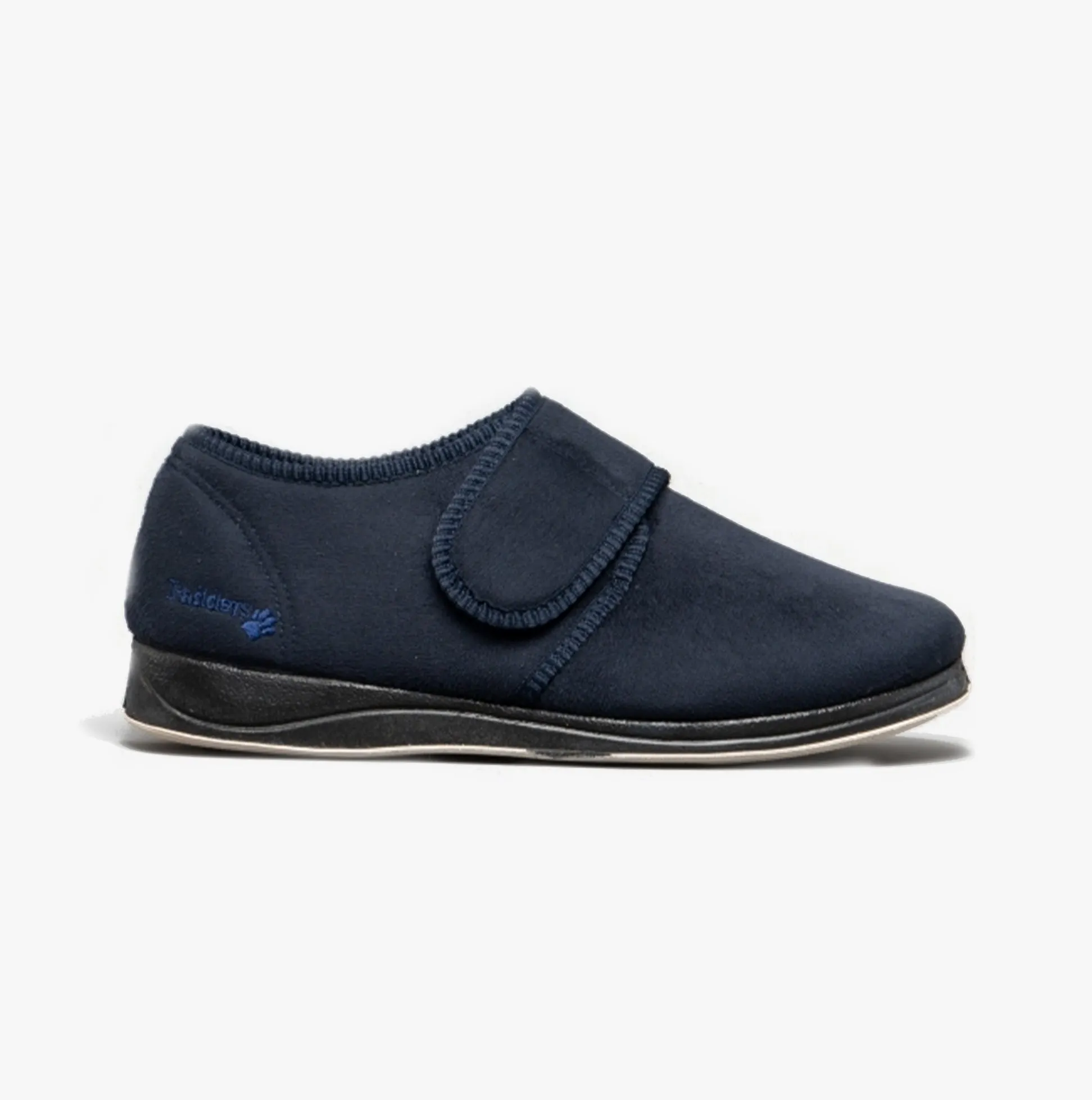 CHARLES Mens Slippers Navy sold by House of Slippers