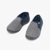 Zedzzz CHARLES Mens Full Slippers Navy sold by House of Slippers