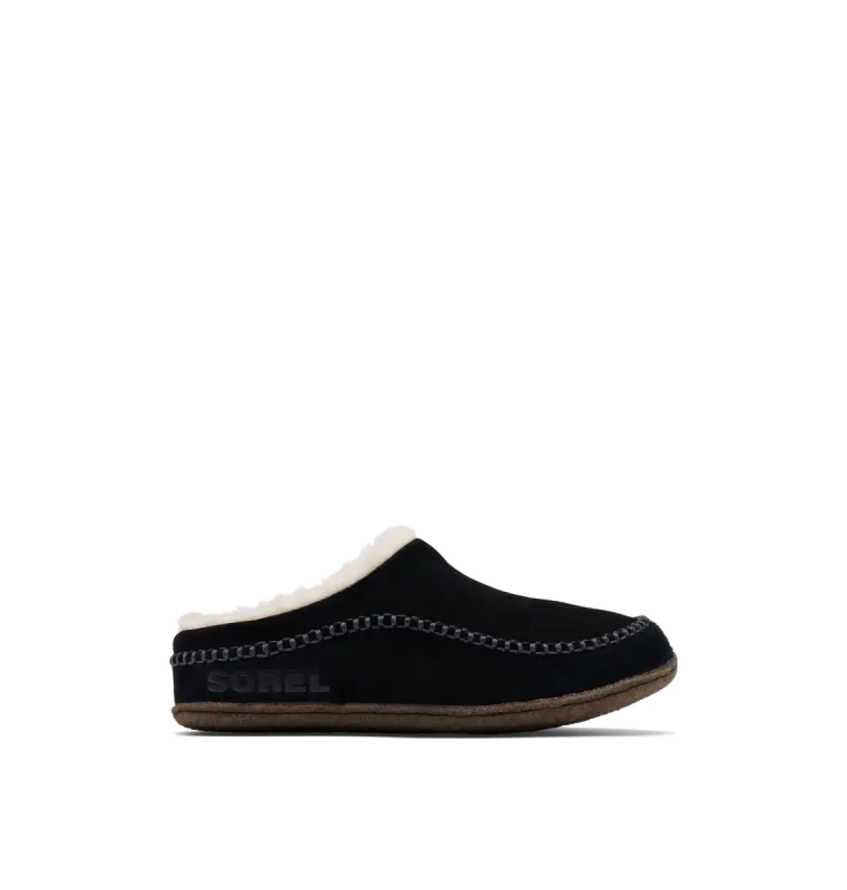 Sorel LANNER Mens Slippers Black sold by House of Slippers
