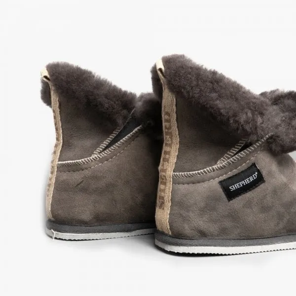 Shepherd BELLA Womens Sheepskin Slipper Boots Asphalt sold by House of Slippers product image thumbnail 5