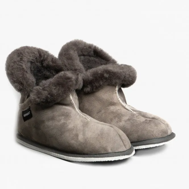 Shepherd BELLA Womens Sheepskin Slipper Boots Asphalt sold by House of Slippers product image thumbnail 2