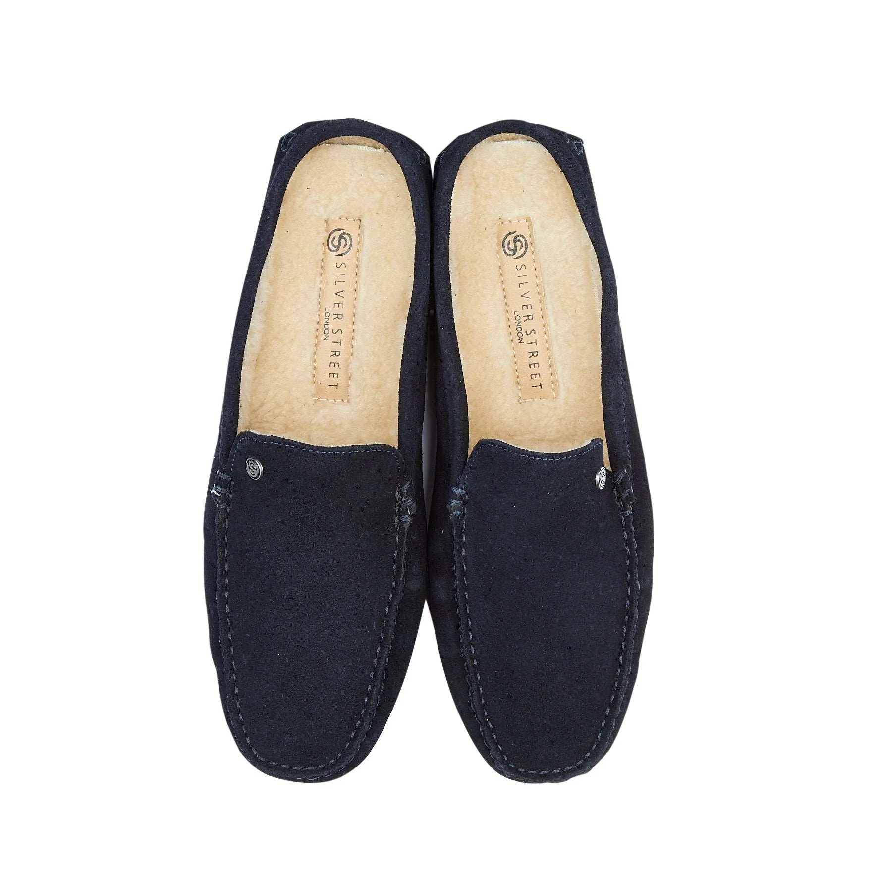 Silver Street London WALBROOK Mens Loafers Navy sold by House of Slippers product image thumbnail 2
