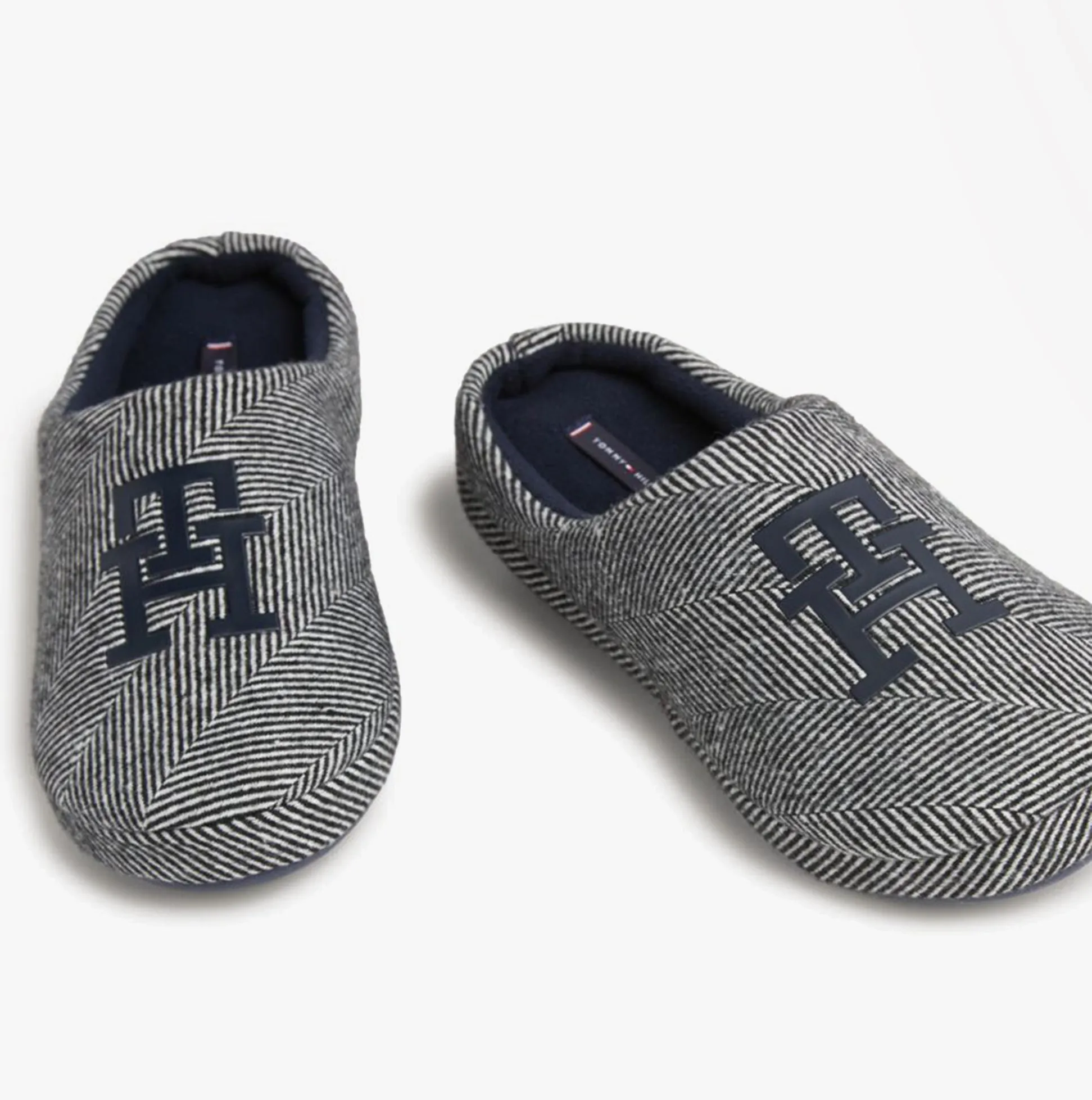 Tommy Hilfiger HERRINGBONE HOME Mens Slippers Black sold by House of Slippers product image thumbnail 5
