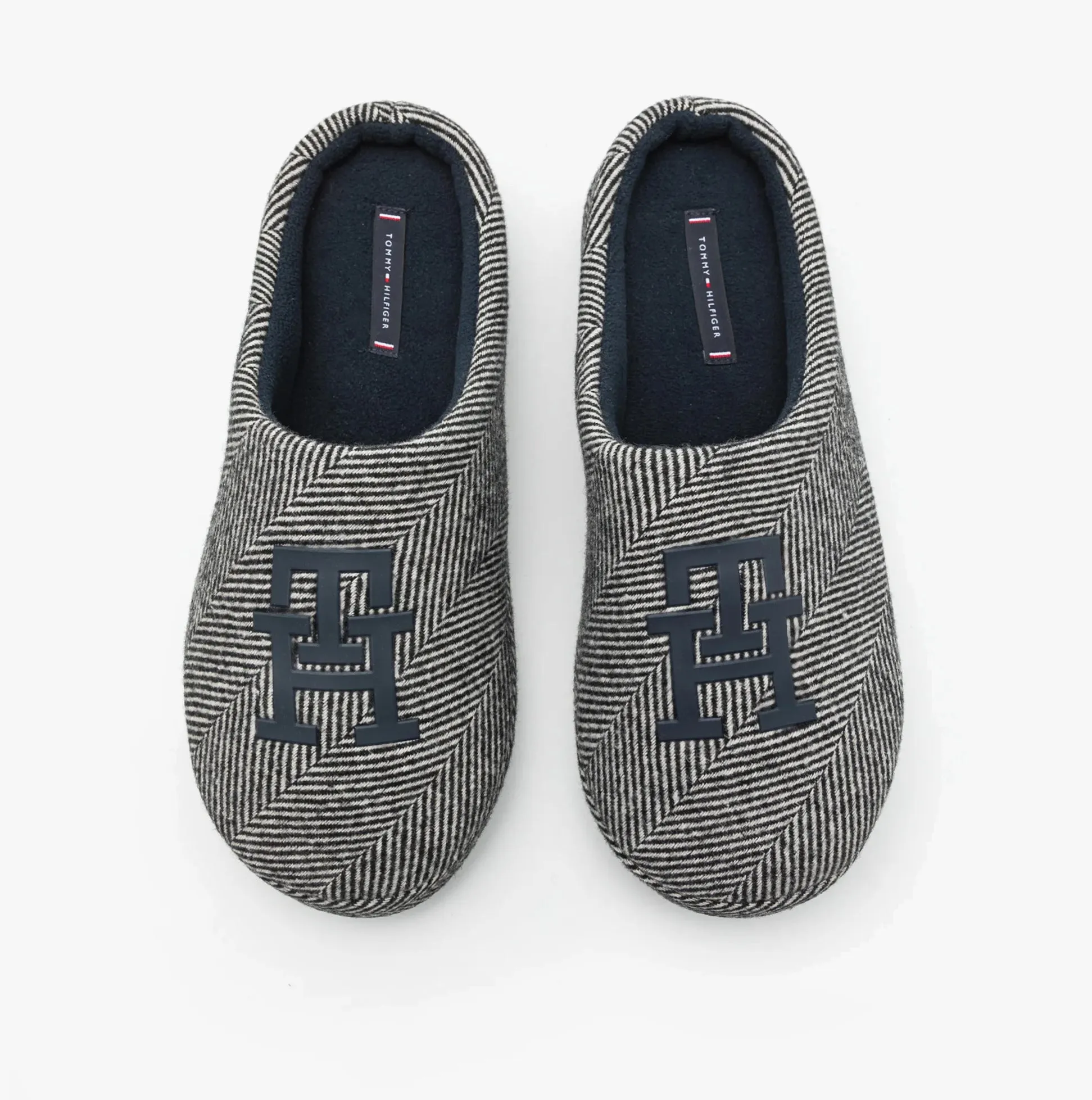 Tommy Hilfiger HERRINGBONE HOME Mens Slippers Black sold by House of Slippers product image thumbnail 4