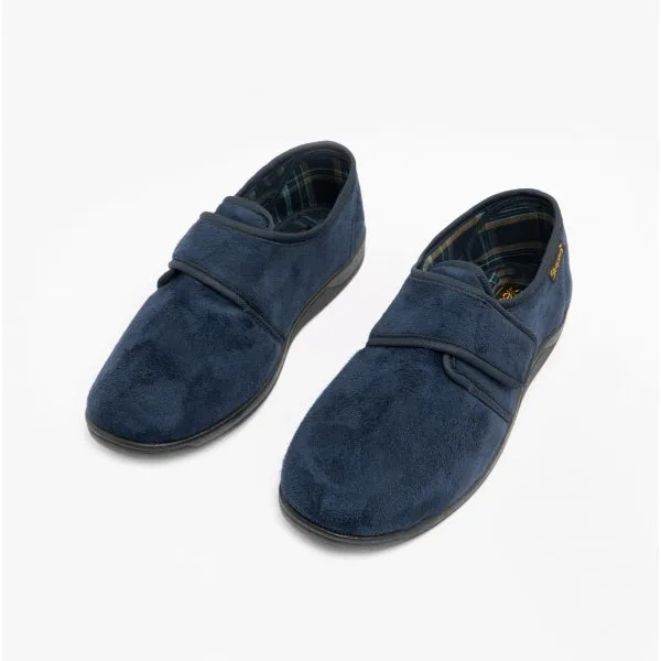 Sleepers TOM Mens Full Slippers Navy Blue sold by House of Slippers product image thumbnail 2