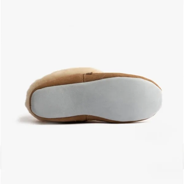 Shepherd ANNABELLE Womens Sheepskin Full Slippers Chestnut sold by House of Slippers product image thumbnail 4