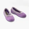 Sleepers JULIA Womens Ballerina Slippers Purple sold by House of Slippers