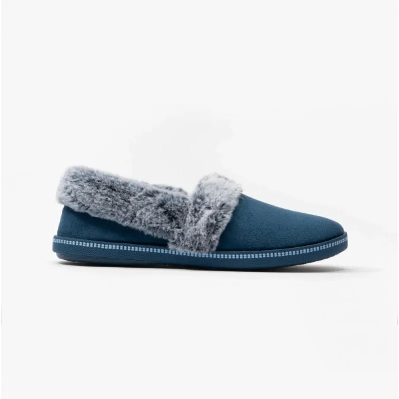 COZY CAMPFIRE TEAM TOASTY Womens Full Slippers Navy sold by House of Slippers