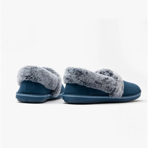 COZY CAMPFIRE TEAM TOASTY Womens Full Slippers Navy sold by House of Slippers product image thumbnail 3