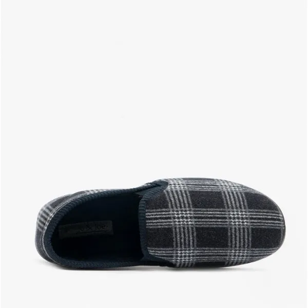 GLENMORE Mens Full Slippers Navy sold by House of Slippers product image thumbnail 4