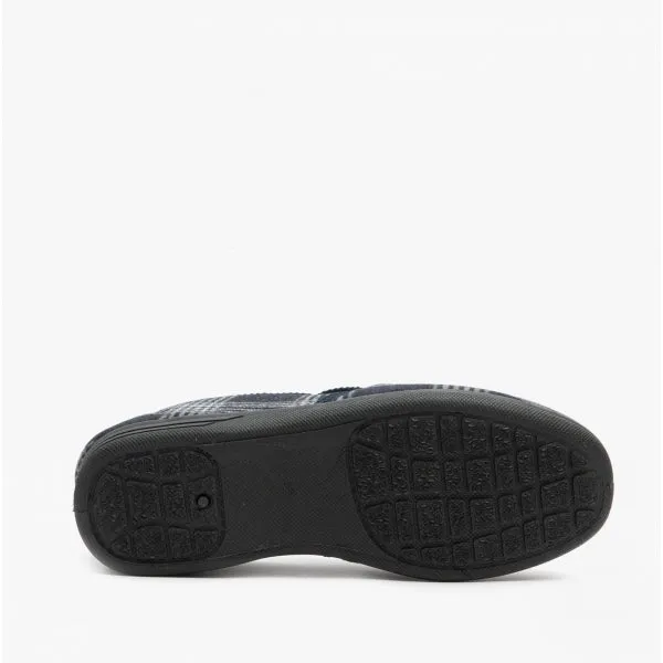 GLENMORE Mens Full Slippers Navy sold by House of Slippers product image thumbnail 5