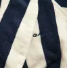STRIPE Unisex Robe Evening Blue sold by House of Slippers