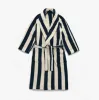 STRIPE Unisex Robe Evening Blue sold by House of Slippers