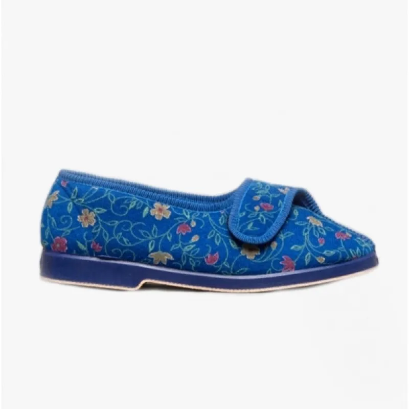 GBS WILMA Womens Slippers Blue sold by House of Slippers