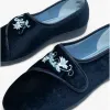 Sleepers JOLENE Womens Full Slippers Navy sold by House of Slippers