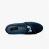 Sleepers JOLENE Womens Full Slippers Navy sold by House of Slippers